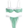 Green and White