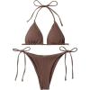 Ribbed Knit Brown