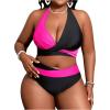 Black and Hotpink