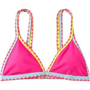 imageSOLY HUX Womens Triangle Bikini Top Spaghetti Strap Sexy Swimsuit Top OnlyPink