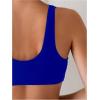 imageSOLY HUX Womens Deep V Neck Bikini Top Push Up Padded Swimsuit Top Bathing SuitsRoyal Blue