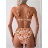 imageSOLY HUX Womens Floral Print Swimsuit Underwire Bathing Suit Two Piece Bikini SetsMulticoloured Floral