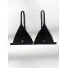 imageSOLY HUX Womens Triangle Bikini Top Spaghetti Strap Bathing Suit Top Sexy Swimsuit for WomenSolid Black