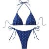 Dark Blue Polka Dots
