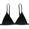 imageSOLY HUX Womens Triangle Bikini Top Spaghetti Strap Bathing Suit Top Sexy Swimsuit for WomenSolid Black