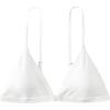 imageSOLY HUX Womens Triangle Bikini Top Spaghetti Strap Bathing Suit Top Sexy Swimsuit for WomenSolid White
