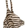 imageSOLY HUX Womens Bikini Sets Zebra Striped Bathing Suits Two Piece SwimsuitMulticoloured Zebra Stripe