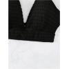 imageSOLY HUX Womens Criss Cross Lace Up Back Bikini Top Swimsuit Bathing Suit TopsPlain Black