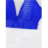 imageSOLY HUX Womens Criss Cross Lace Up Back Bikini Top Swimsuit Bathing Suit TopsPlain Royal Blue