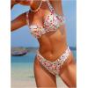 imageSOLY HUX Womens Floral Print Bathing Suit Underwire Bikini Sets Two Piece SwimsuitMulticoloured Floral