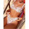 imageSOLY HUX Womens Floral Print Bathing Suit Underwire Bikini Sets Two Piece SwimsuitMulticoloured Floral