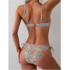 imageSOLY HUX Womens Floral Print Bikini Sets Underwire Tie Side Bathing Suits Two Piece SwimsuitBlue Floral