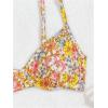 imageSOLY HUX Womens Floral Print Bikini Sets Underwire Tie Side Bathing Suits Two Piece SwimsuitMulticoloured Floral