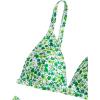 imageSOLY HUX Womens Floral Print Spaghetti Strap Bikini Bathing Suit 2 Piece SwimsuitsGreen Floral