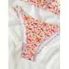 imageSOLY HUX Womens Floral Print Spaghetti Strap Bikini Bathing Suit 2 Piece SwimsuitsMulticoloured Ditsy Floral