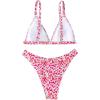 imageSOLY HUX Womens Floral Print Spaghetti Strap Bikini Bathing Suit 2 Piece SwimsuitsMulticoloured Floral