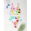 imageSOLY HUX Womens Tie Dye High Waisted Bathing Suits Bikini Sets Two Piece SwimsuitMulti Tie Dye
