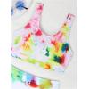 imageSOLY HUX Womens Tie Dye High Waisted Bathing Suits Bikini Sets Two Piece SwimsuitMulti Tie Dye