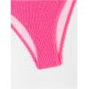 imageSOLY HUX Bikini Sets for Women Twist Front Swimsuit Two Piece Bathing SuitsSolid Watermelon Pink