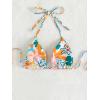 imageSOLY HUX Womens Floral Print Bikini Top Halter Triangle Tie Back Swimsuit Bathing Suit TopsMulticoloured Floral