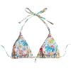 imageSOLY HUX Womens Floral Print Bikini Tops Halter Triangle Tie Back Bathing Suit Summer Swimsuit TopsMulticoloured Printed