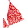 imageSOLY HUX Womens Two Piece Swimsuits High Waisted Bikini Sets Sexy Leopard Print Tie Halter Triangle Bathing SuitsRed White Floral