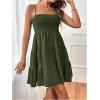 imageSOLY HUX Womens Sundress Smock Cami Mini Dress Sleeveless Swing A Line Short Dresses Casual Cute Summer DressesArmy Green