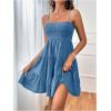 imageSOLY HUX Womens Sundress Smock Cami Mini Dress Sleeveless Swing A Line Short Dresses Casual Cute Summer DressesDusty Blue