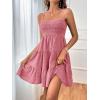 imageSOLY HUX Womens Sundress Smock Cami Mini Dress Sleeveless Swing A Line Short Dresses Casual Cute Summer DressesDusty Pink