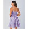 imageSOLY HUX Womens Sundress Smock Cami Mini Dress Sleeveless Swing A Line Short Dresses Casual Cute Summer DressesLilac Purple