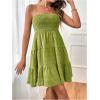 imageSOLY HUX Womens Sundress Smock Cami Mini Dress Sleeveless Swing A Line Short Dresses Casual Cute Summer DressesLime Green