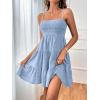 imageSOLY HUX Womens Sundress Smock Cami Mini Dress Sleeveless Swing A Line Short Dresses Casual Cute Summer DressesPlain Blue