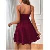 imageSOLY HUX Womens Sundress Smock Cami Mini Dress Sleeveless Swing A Line Short Dresses Casual Cute Summer DressesPlain Burgundy