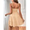 imageSOLY HUX Womens Sundress Smock Cami Mini Dress Sleeveless Swing A Line Short Dresses Casual Cute Summer DressesPlain Khaki
