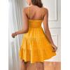 imageSOLY HUX Womens Sundress Smock Cami Mini Dress Sleeveless Swing A Line Short Dresses Casual Cute Summer DressesPlain Mustard Yellow