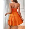 imageSOLY HUX Womens Sundress Smock Cami Mini Dress Sleeveless Swing A Line Short Dresses Casual Cute Summer DressesPlain Orange