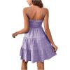 imageSOLY HUX Womens Sundress Smock Cami Mini Dress Sleeveless Swing A Line Short Dresses Casual Cute Summer DressesPlain Purple