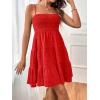 imageSOLY HUX Womens Sundress Smock Cami Mini Dress Sleeveless Swing A Line Short Dresses Casual Cute Summer DressesPlain Red