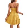 imageSOLY HUX Womens Sundress Smock Cami Mini Dress Sleeveless Swing A Line Short Dresses Casual Cute Summer DressesPlain Yellow