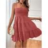 imageSOLY HUX Womens Sundress Smock Cami Mini Dress Sleeveless Swing A Line Short Dresses Casual Cute Summer DressesRusty Rose