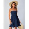 imageSOLY HUX Womens Sundress Smock Cami Mini Dress Sleeveless Swing A Line Short Dresses Casual Cute Summer DressesSolid Beige