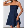 imageSOLY HUX Womens Sundress Smock Cami Mini Dress Sleeveless Swing A Line Short Dresses Casual Cute Summer DressesSolid Beige