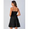 imageSOLY HUX Womens Sundress Smock Cami Mini Dress Sleeveless Swing A Line Short Dresses Casual Cute Summer DressesSolid Black