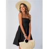 imageSOLY HUX Womens Sundress Smock Cami Mini Dress Sleeveless Swing A Line Short Dresses Casual Cute Summer DressesSolid Black