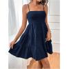 imageSOLY HUX Womens Sundress Smock Cami Mini Dress Sleeveless Swing A Line Short Dresses Casual Cute Summer DressesSolid Dark Blue