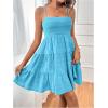 imageSOLY HUX Womens Sundress Smock Cami Mini Dress Sleeveless Swing A Line Short Dresses Casual Cute Summer DressesSolid Mint Blue