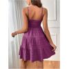 imageSOLY HUX Womens Sundress Smock Cami Mini Dress Sleeveless Swing A Line Short Dresses Casual Cute Summer DressesSolid Purple