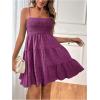imageSOLY HUX Womens Sundress Smock Cami Mini Dress Sleeveless Swing A Line Short Dresses Casual Cute Summer DressesSolid Purple