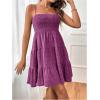 imageSOLY HUX Womens Sundress Smock Cami Mini Dress Sleeveless Swing A Line Short Dresses Casual Cute Summer DressesSolid Purple