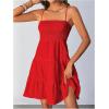 imageSOLY HUX Womens Sundress Smock Cami Mini Dress Sleeveless Swing A Line Short Dresses Casual Cute Summer DressesSolid Red